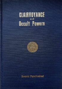 Book cover titled 'Clairvoyance and Occult Powers' by Swami Panchadasi.