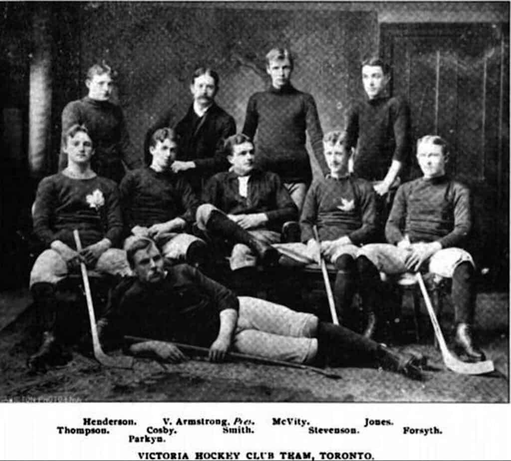 Victoria Hockey Club Team 1893