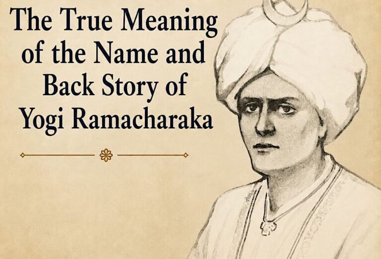 Who is Yogi Ramacharaka