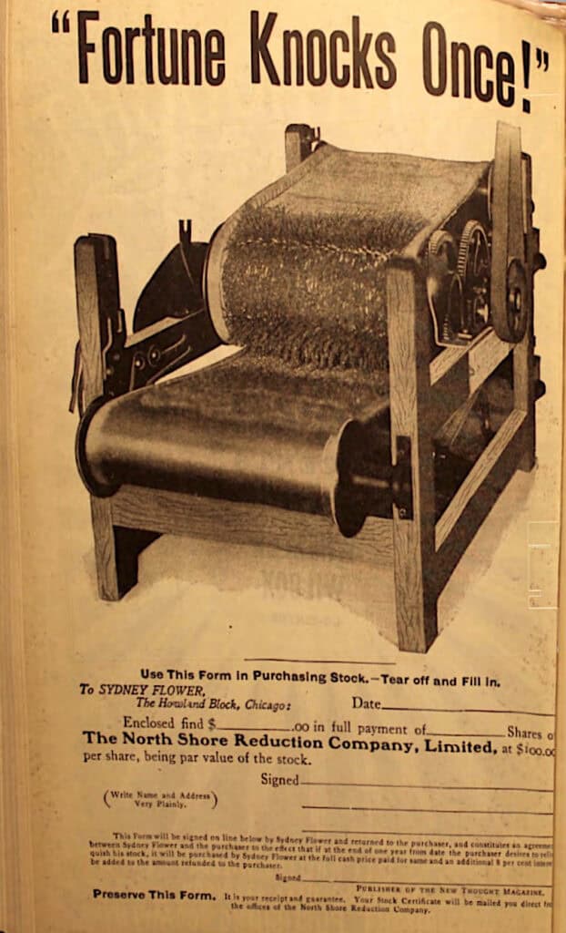 ad for The North Shore Recovery Company