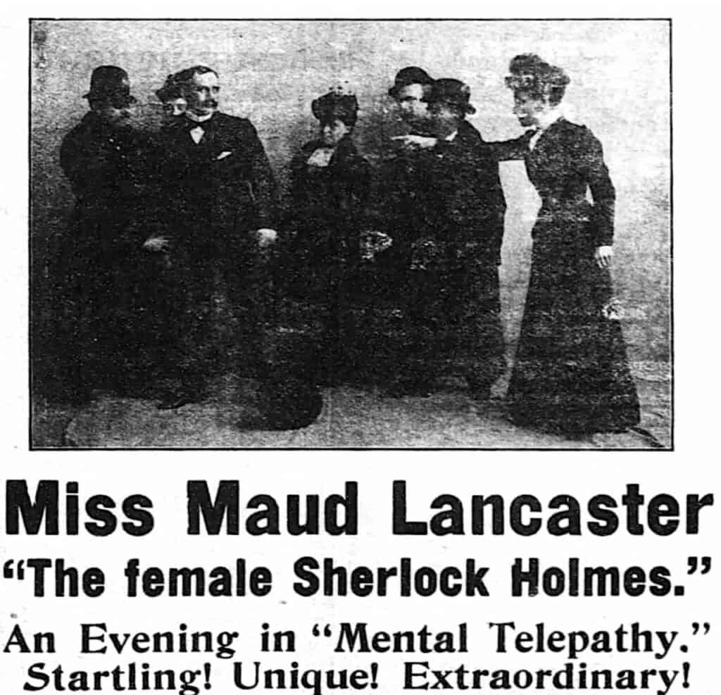 the telepath Miss Maud Lancaster