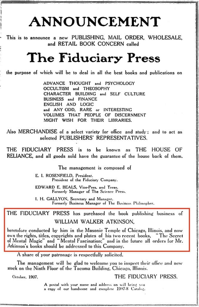 Beals Fiduciary Press