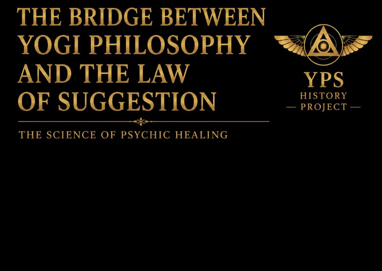 The Science of Psychic Healing: A Bridge Between Yogi Philosophy and the Law of Suggestion