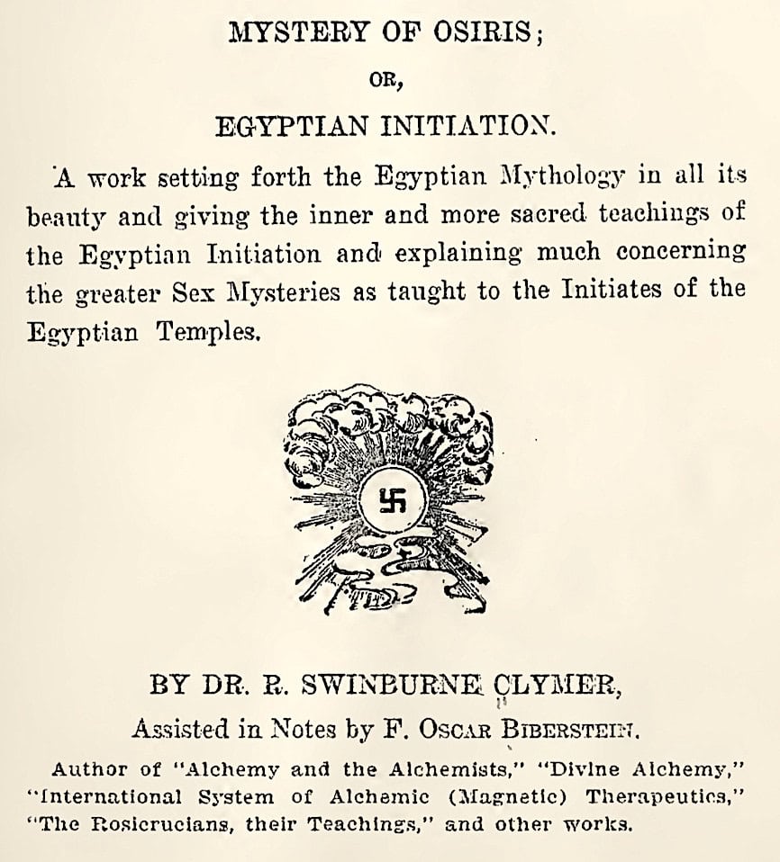 Egyptian Initiation by R. Swinburne Clymer