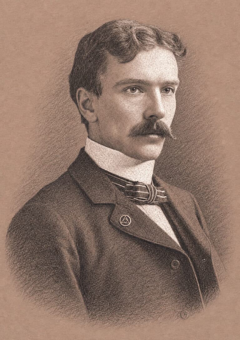 Sydney B. Flower portrait