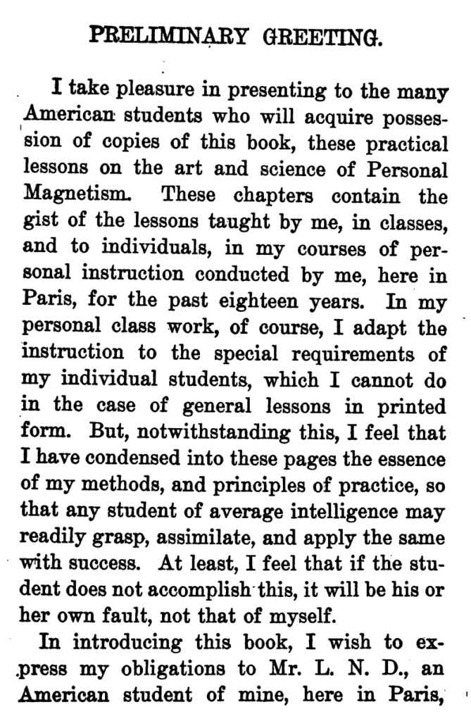 Theron Q. Dumont introduction 1