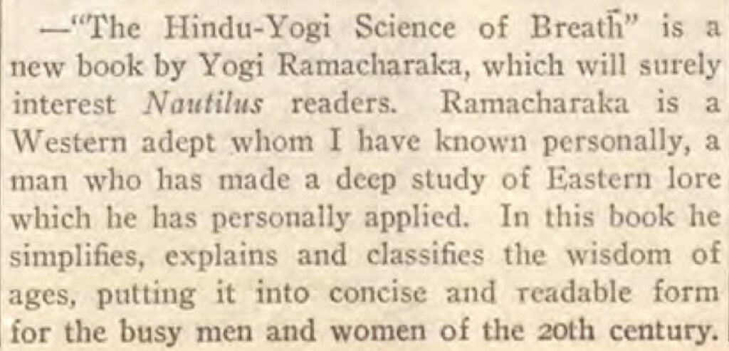 Elizabeth Towne knows Ramacharaka