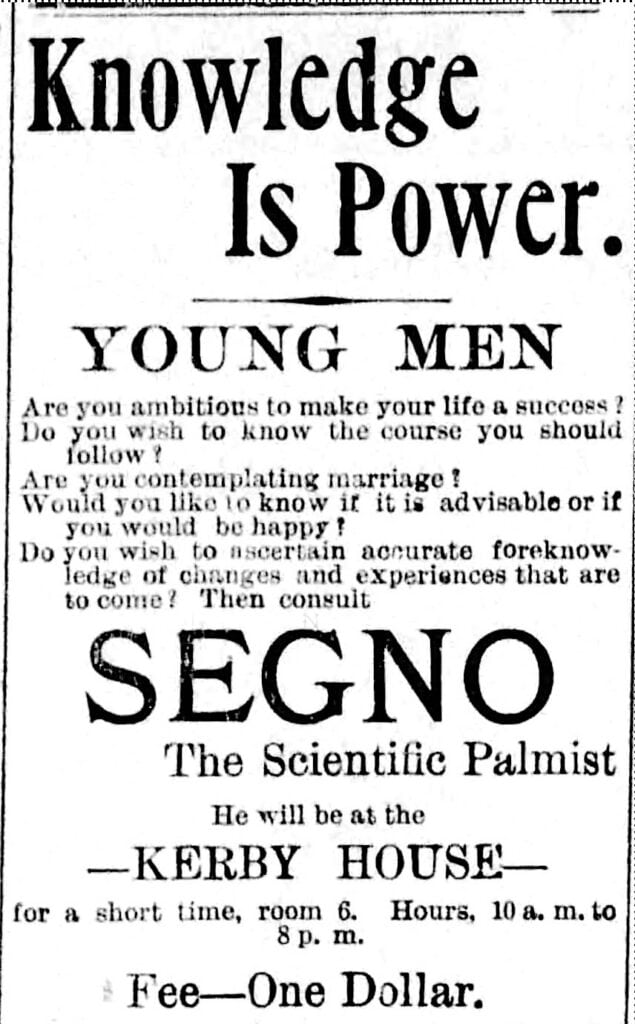 A Victor Segno Palmist