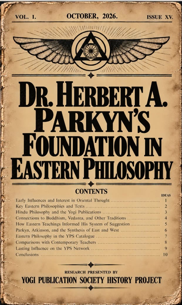 Eastern Philosophy and Parkyn