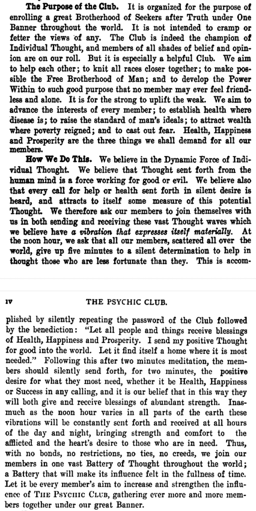 The Psychic Club 