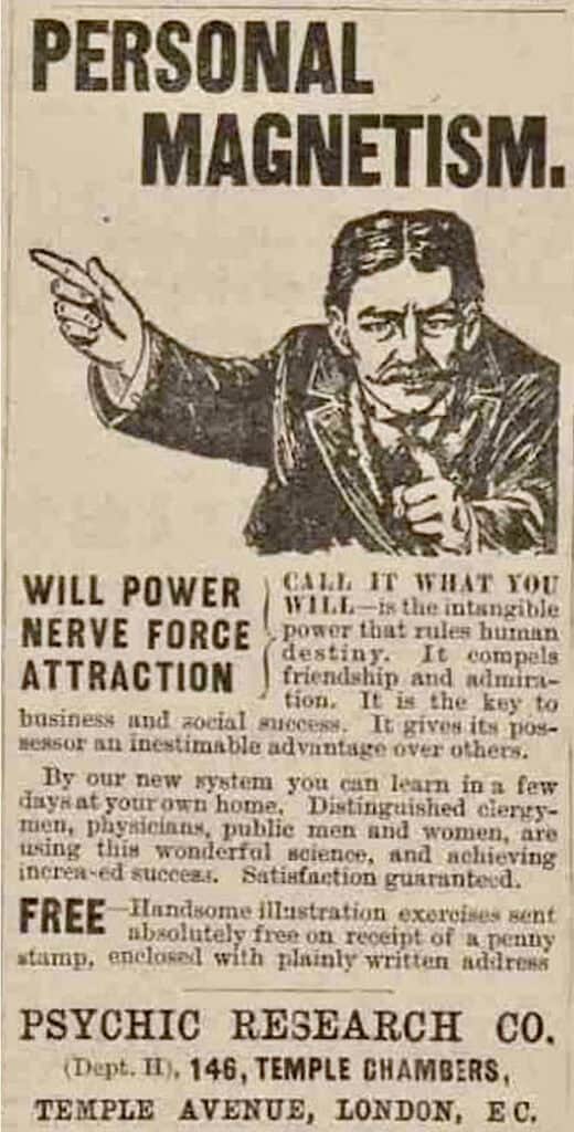 Psychic Research Co ad