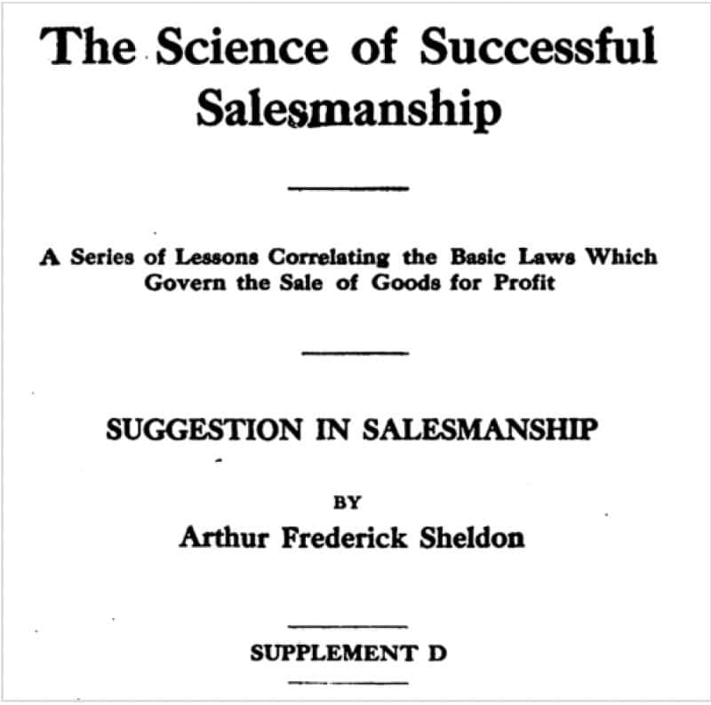 The Science of Successful Salesmanship