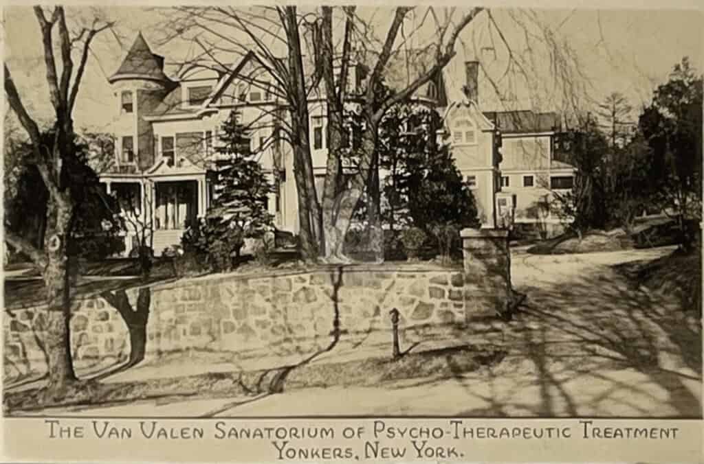 The Van Valen Sanitorium in Yonkers NY